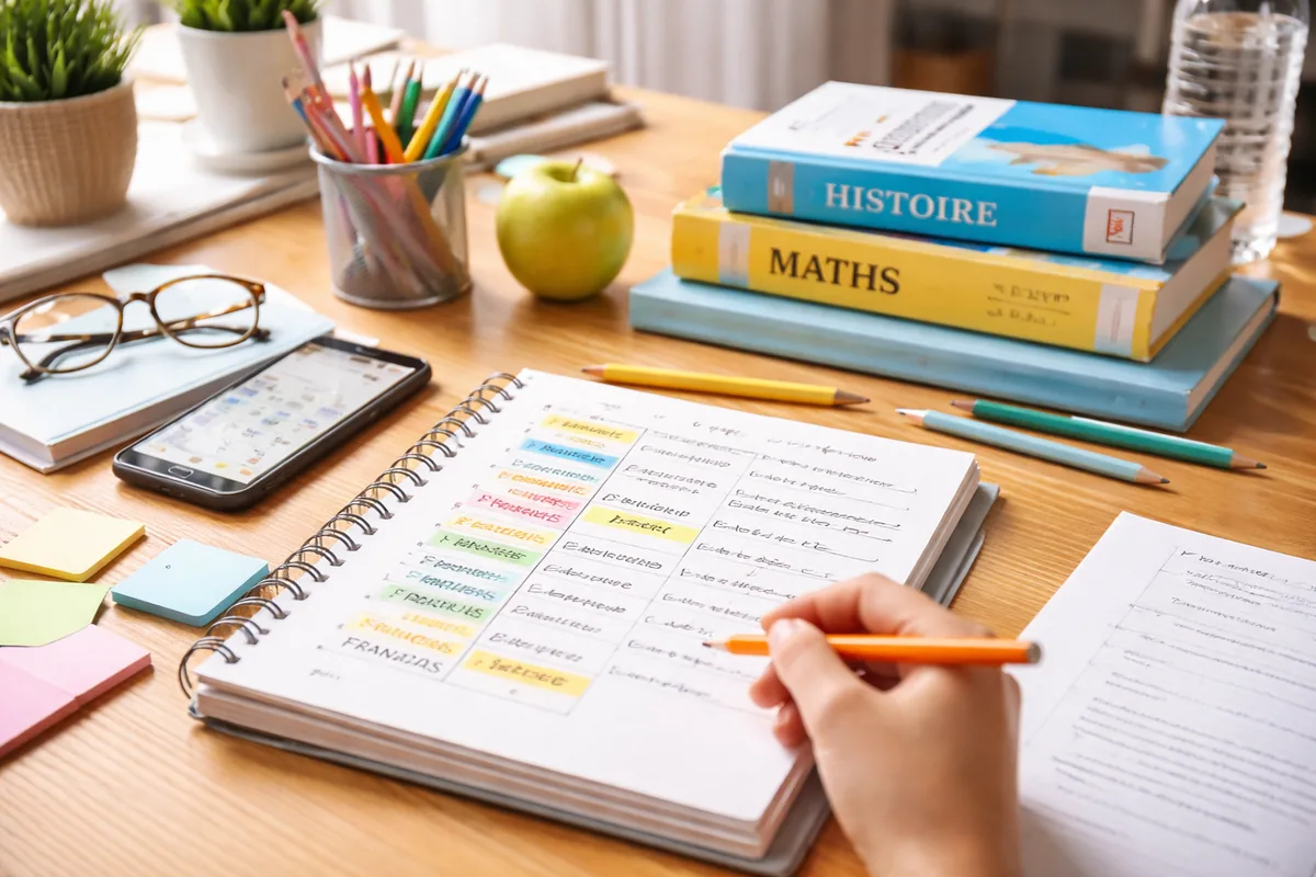 Comment élaborer un plan de révisions pour le Bac et le Brevet